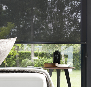 Store enrouleur screen black