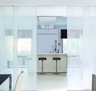 Panneau japonais tissu