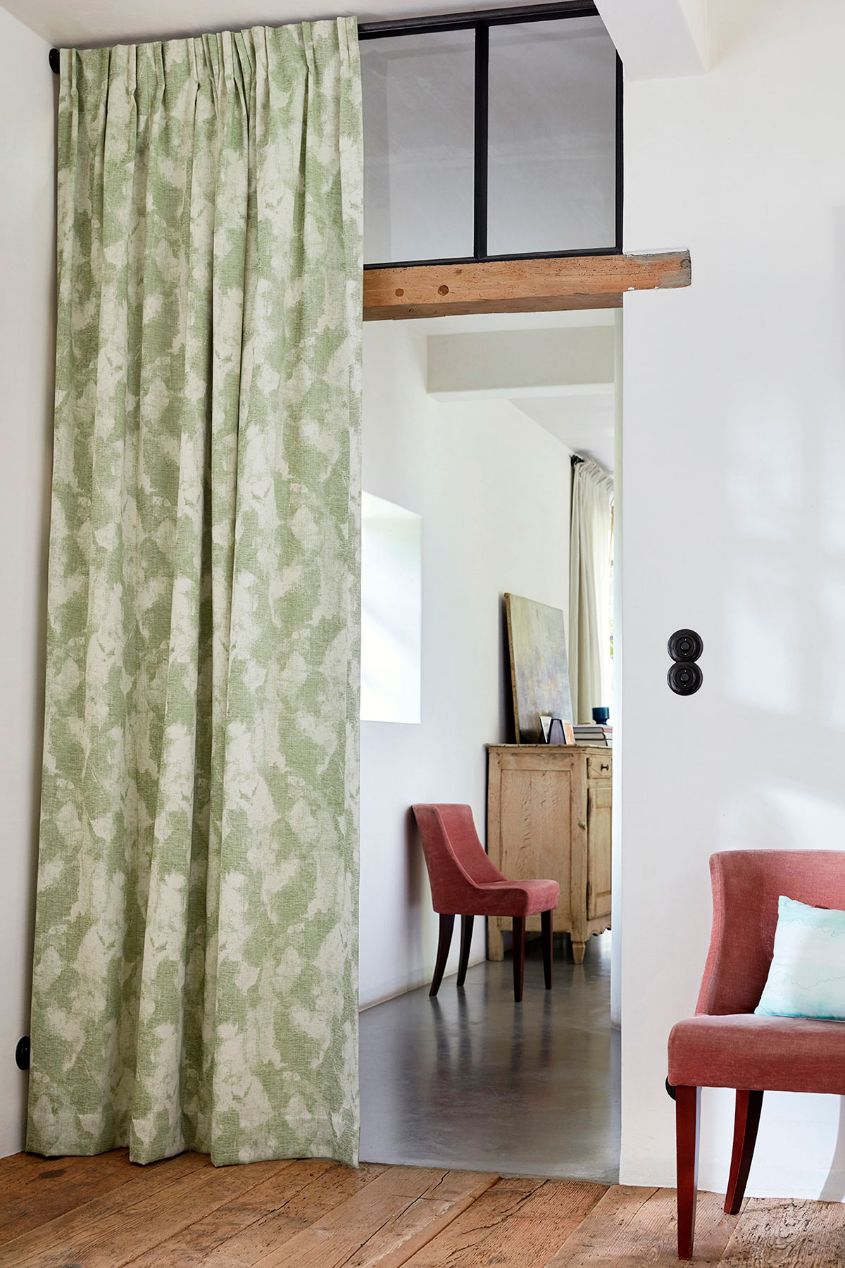 Rideaux summer haze vert