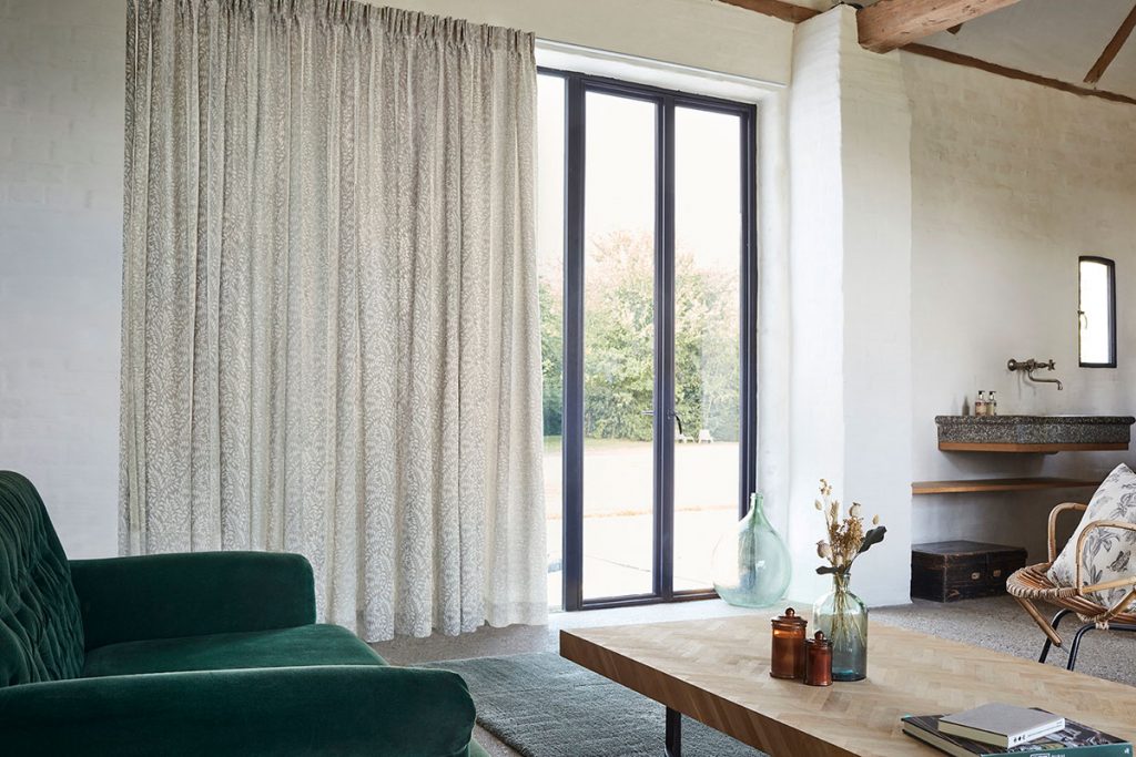 Rideaux Ashley Naturel Plis piqué flamand