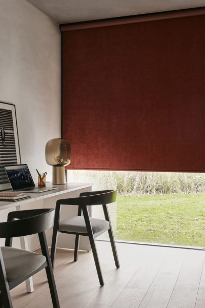 Store enrouleur terracotta sur-mesure heytens